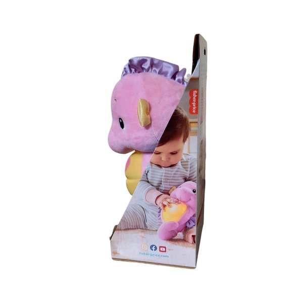 Fisher Price Pink Soothe & Glow Seahorse - Picture 4 of 6